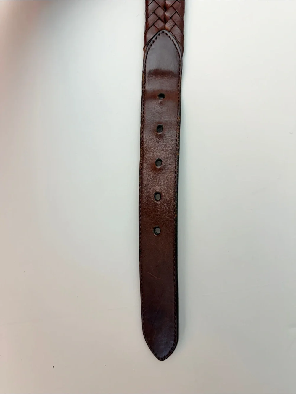 Coach braided leather